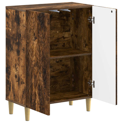 vidaXL Bathroom Storage Cainet DELFT Smoked Oak 59.5 x 31 x 80 cm 3