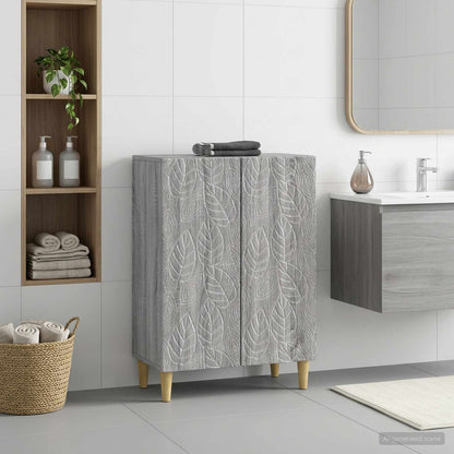 vidaXL Bathroom Storage Cainet DELFT Grey Sonoma 59.5 x 31 x 80 cm 1