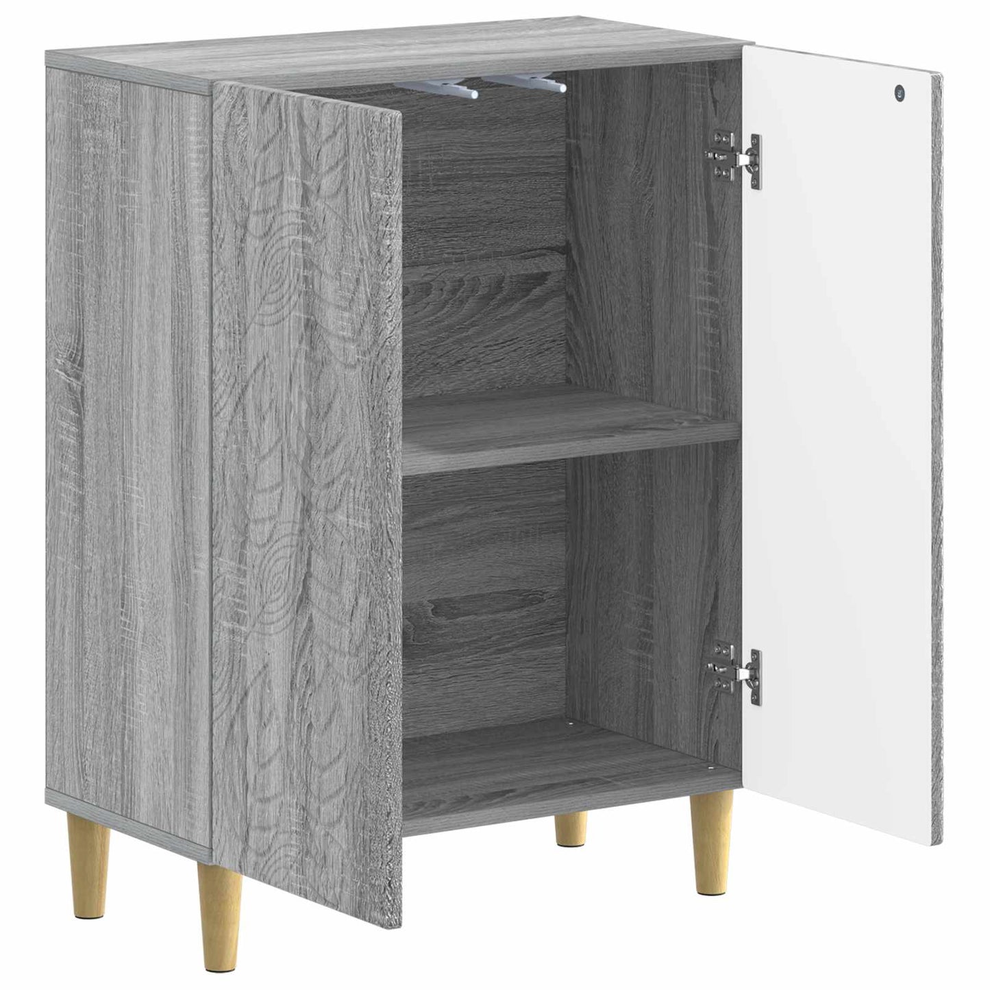 vidaXL Bathroom Storage Cainet DELFT Grey Sonoma 59.5 x 31 x 80 cm 3