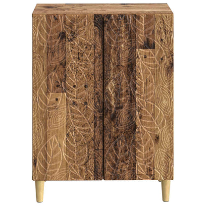 vidaXL Bathroom Storage Cainet DELFT Old Wood 59.5 x 31 x 80 cm 4