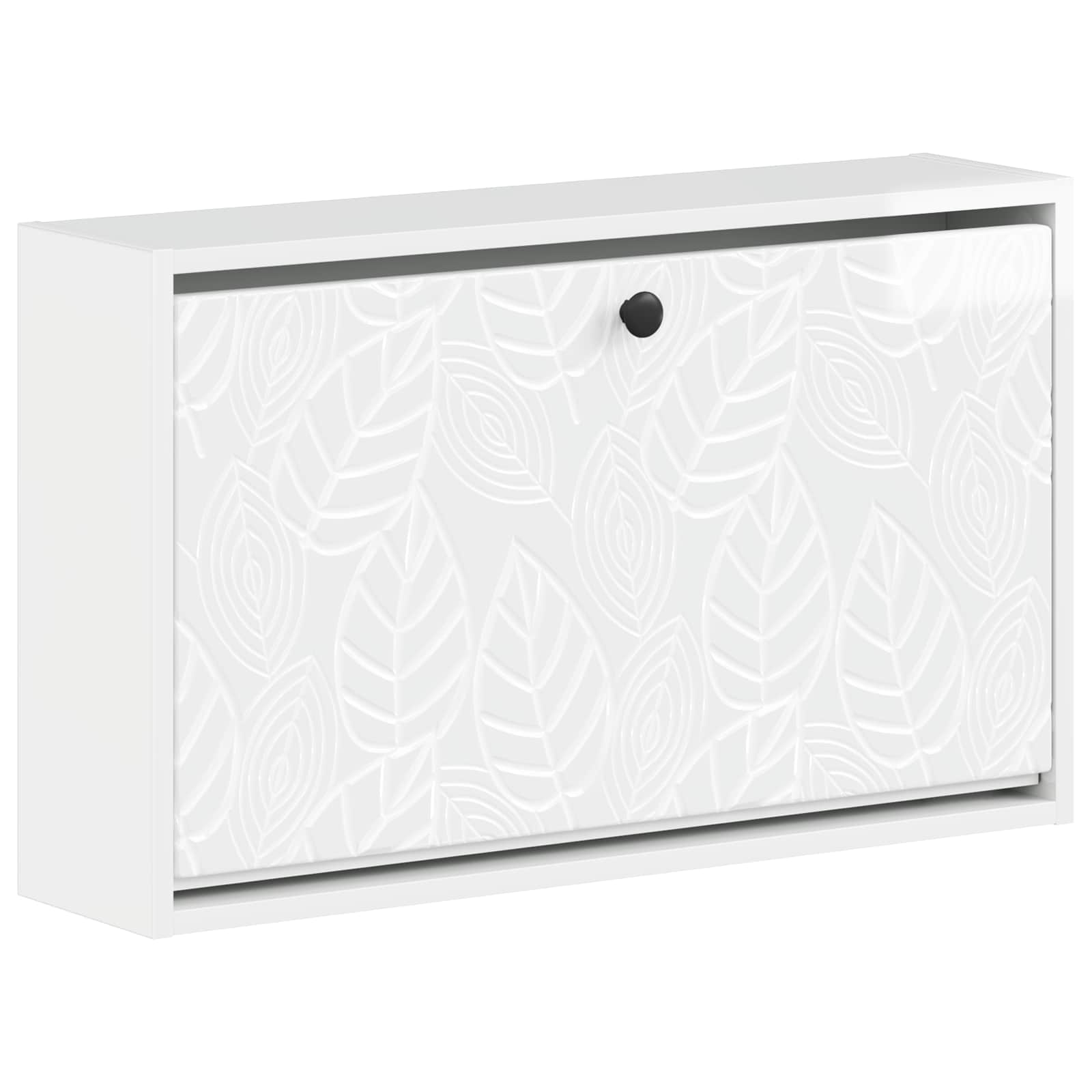 vidaXL Wall-Mounted Shoe Cabinet DELFT 71 x 17 x 43 cm Engineered Wood 2
