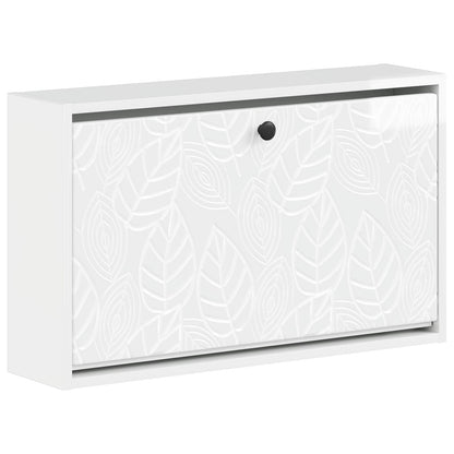 vidaXL Wall-Mounted Shoe Cabinet DELFT 71 x 17 x 43 cm Engineered Wood 2