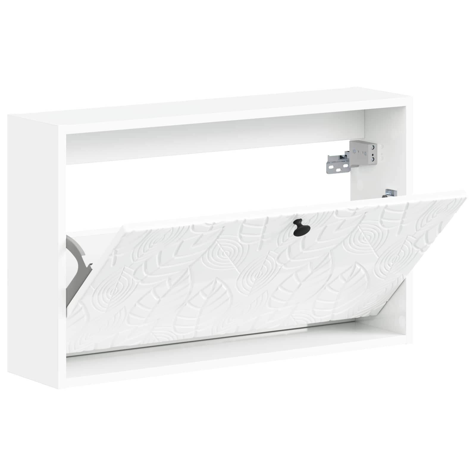 vidaXL Wall-Mounted Shoe Cabinet DELFT 71 x 17 x 43 cm Engineered Wood 3