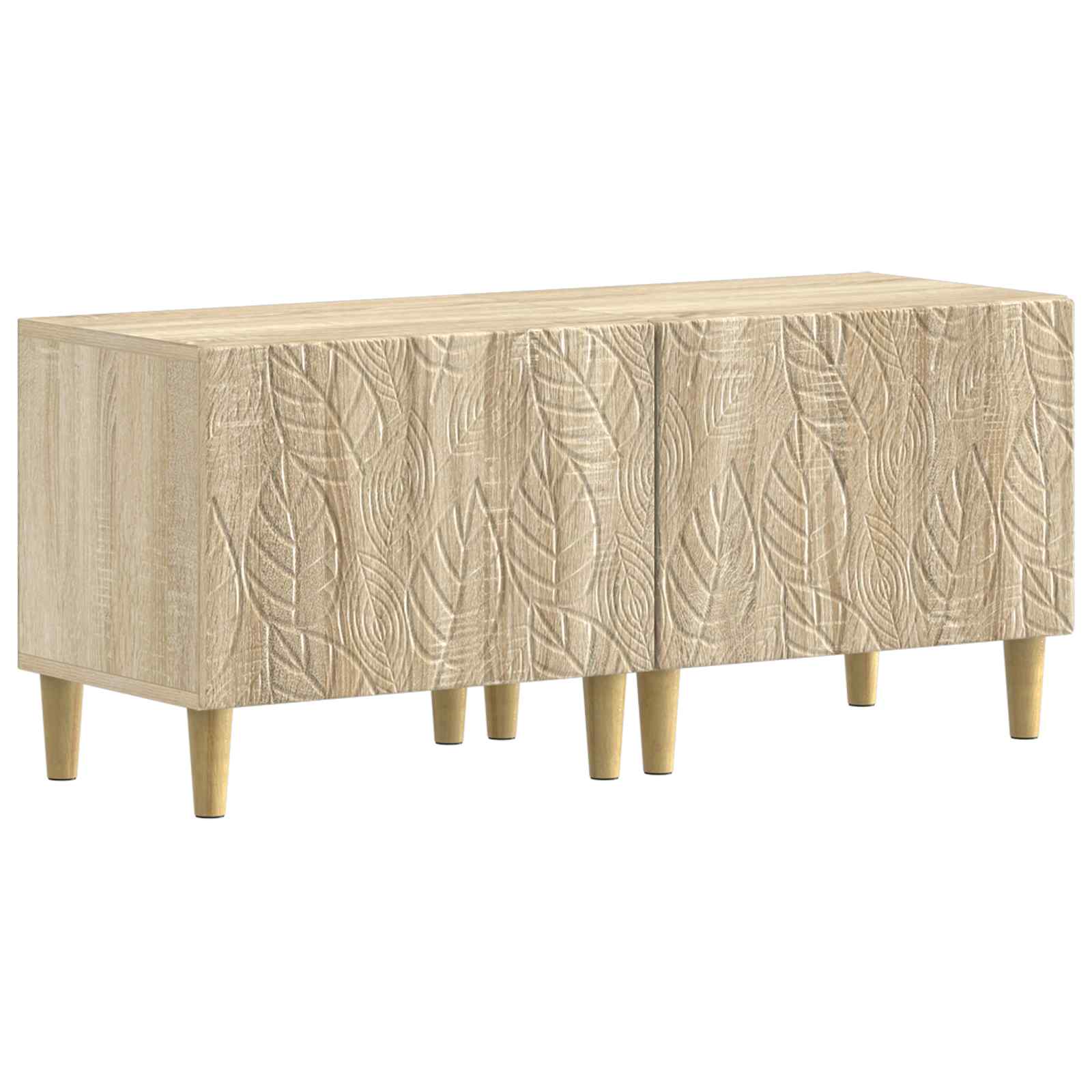 vidaXL TV Cabinet Sonoma Oak Engineered Wood 2