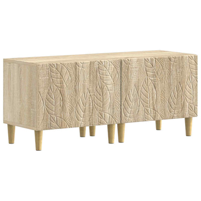 vidaXL TV Cabinet Sonoma Oak Engineered Wood 2