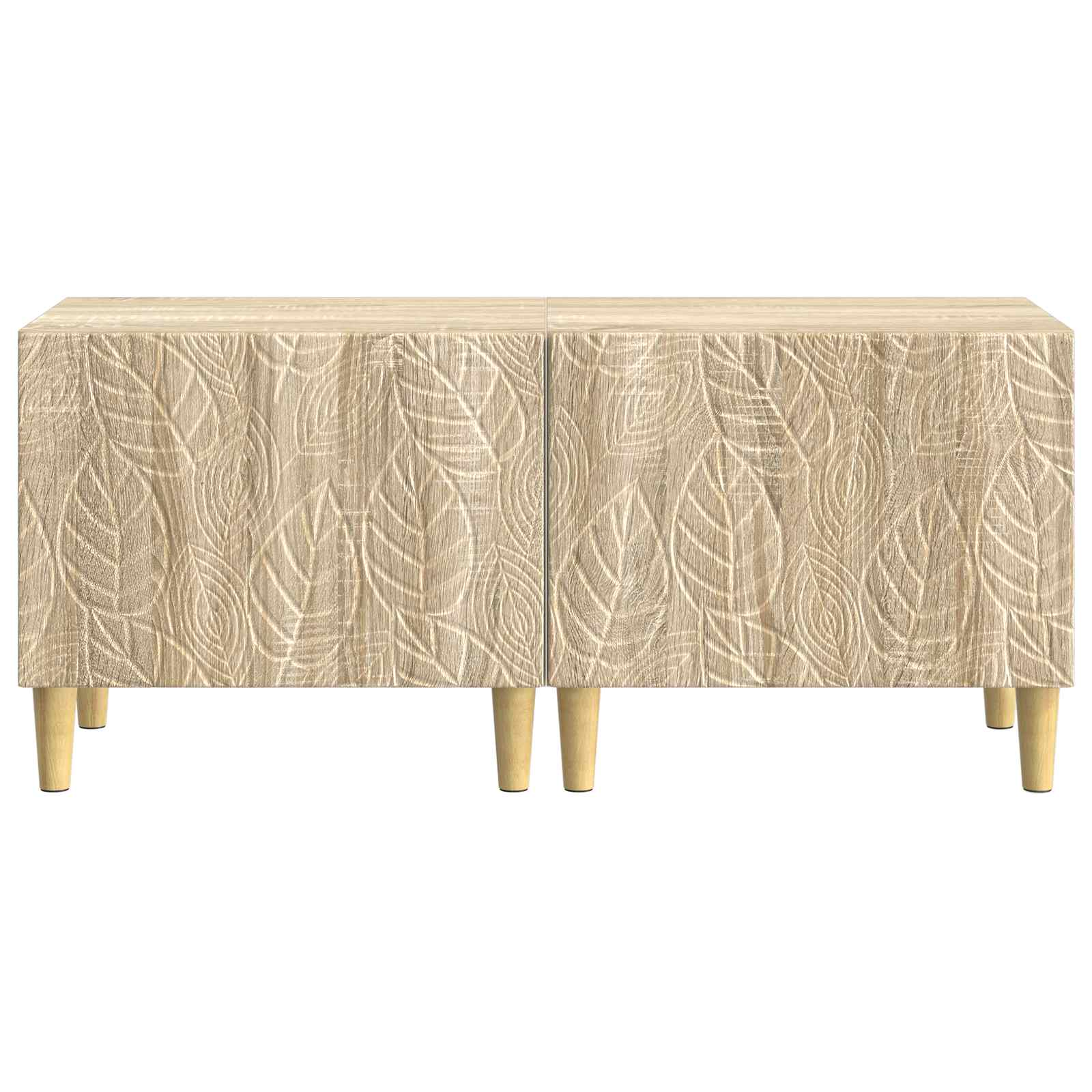 vidaXL TV Cabinet Sonoma Oak Engineered Wood 5