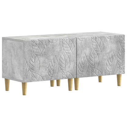 vidaXL TV Cabinet Concrete Grey Engineered Wood 2