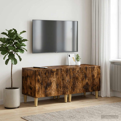 vidaXL TV Cabinet Smoked Oak Engineered Wood 1