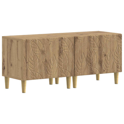 vidaXL TV Cabinet Artisan Oak Engineered Wood 2