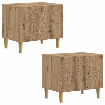 vidaXL TV Cabinet Artisan Oak Engineered Wood 4