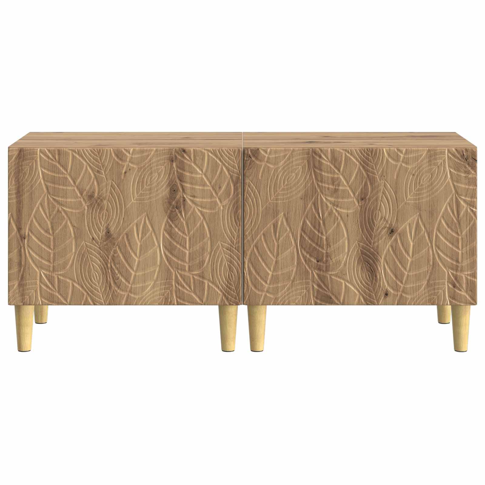 vidaXL TV Cabinet Artisan Oak Engineered Wood 5