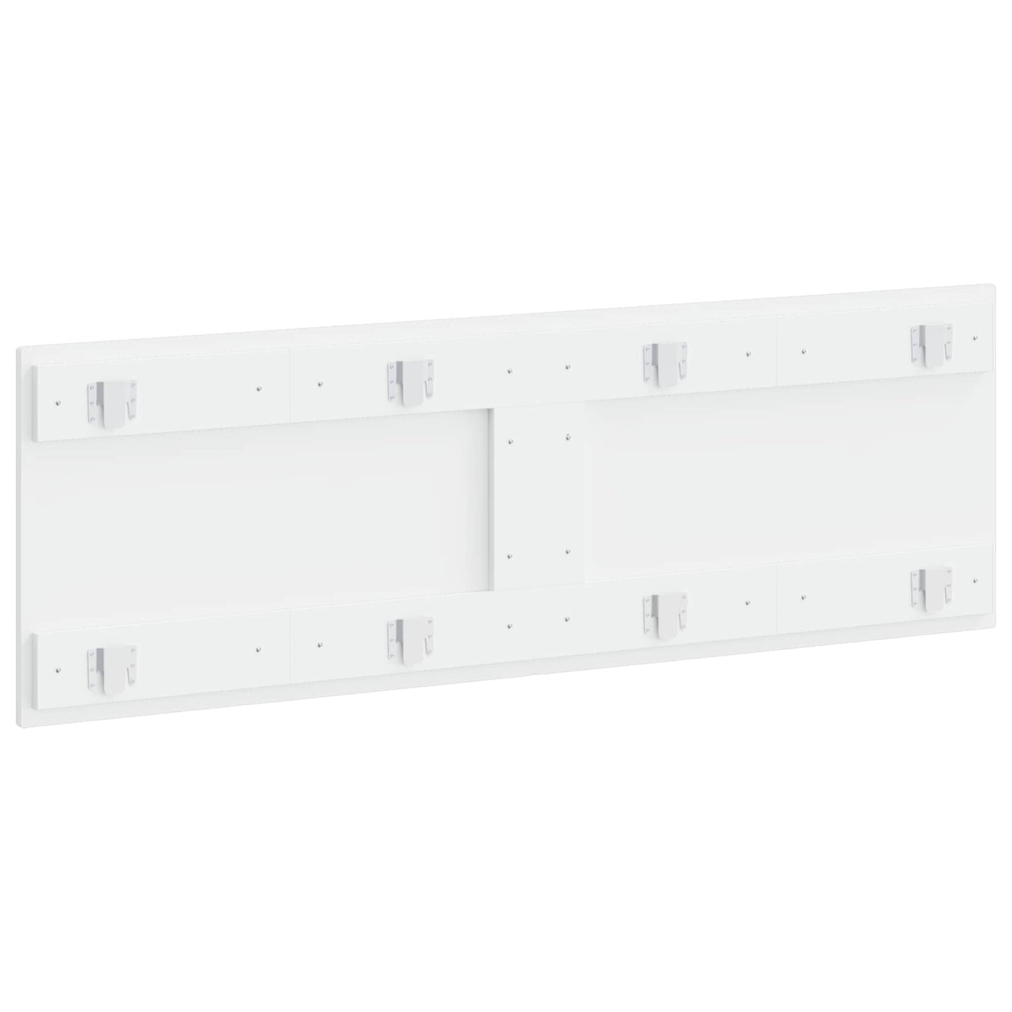 vidaXL Wall-Mounted Headboard DELFT White Engineered Wood 5