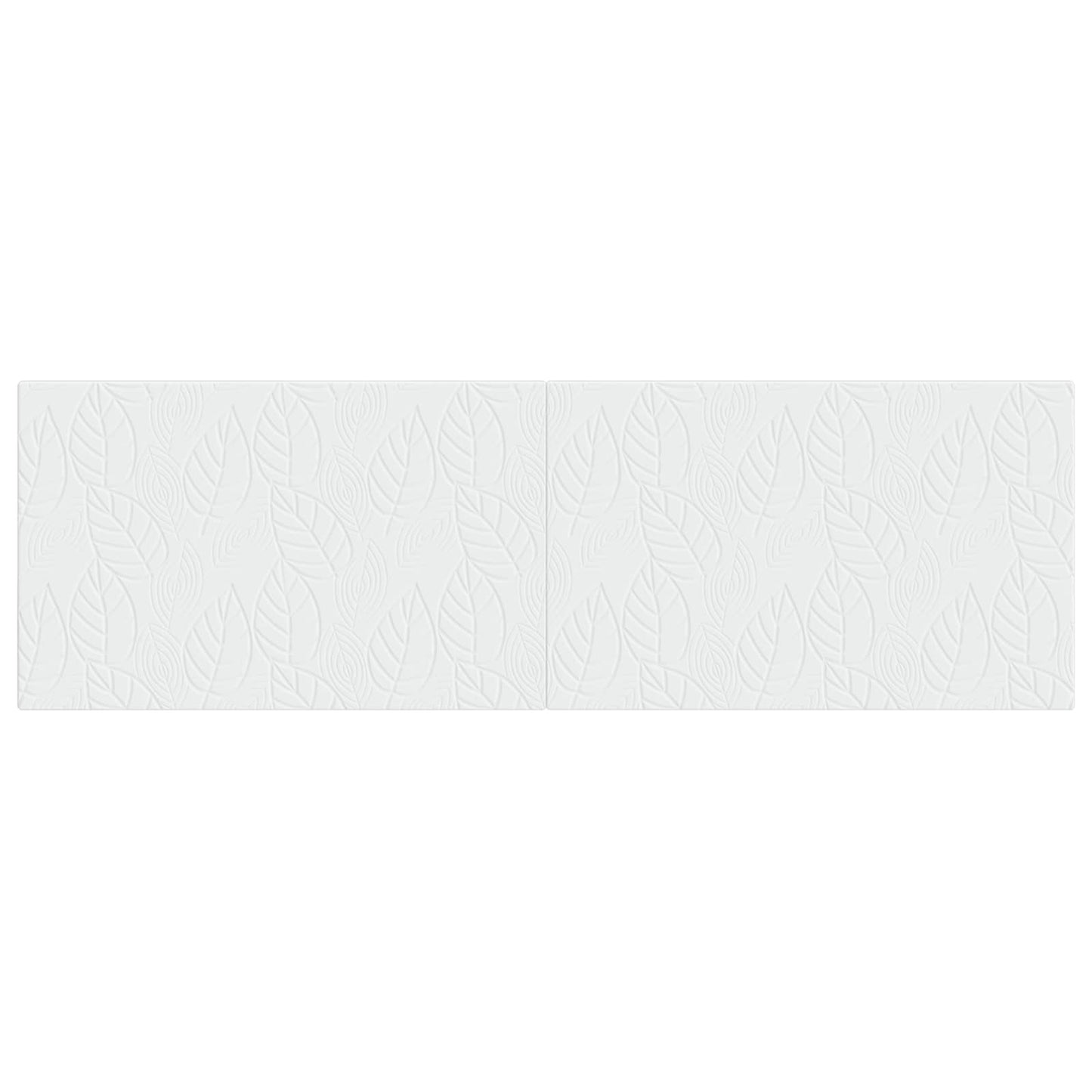 vidaXL Wall-Mounted Headboard DELFT White Engineered Wood 3