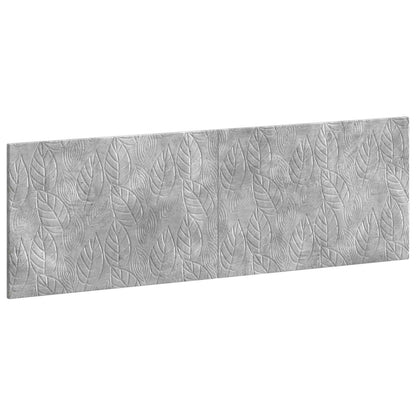 vidaXL Wall-Mounted Headboard DELFT Concrete Grey Engineered Wood 2