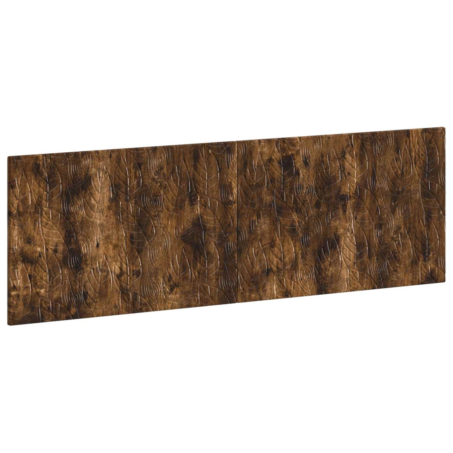 vidaXL Wall-Mounted Headboard DELFT Smoked Oak Engineered Wood 2