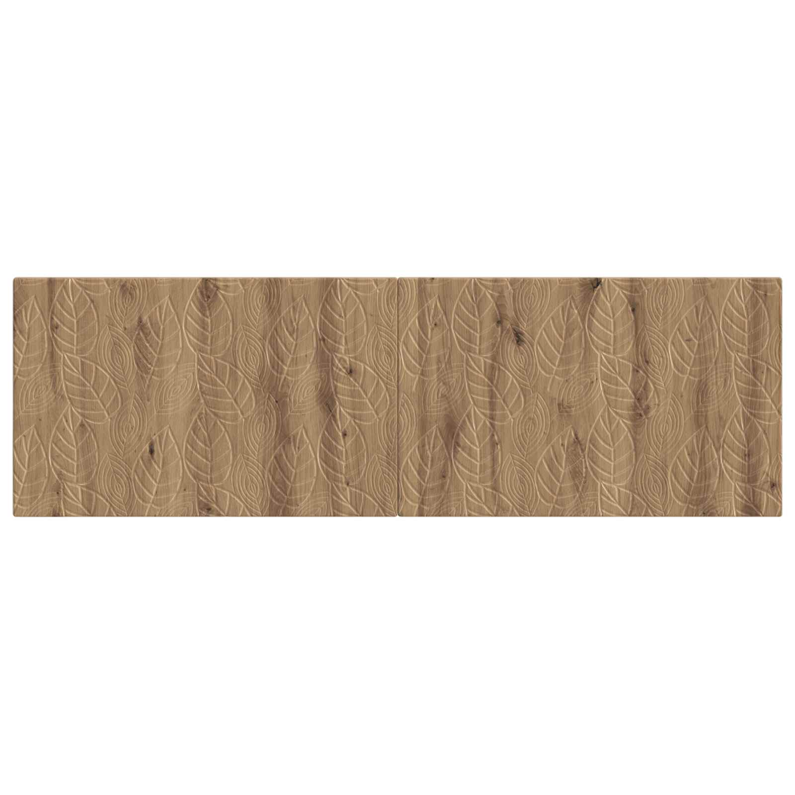vidaXL Wall-Mounted Headboard DELFT Artisan Oak Engineered Wood 3