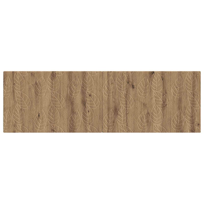 vidaXL Wall-Mounted Headboard DELFT Artisan Oak Engineered Wood 3