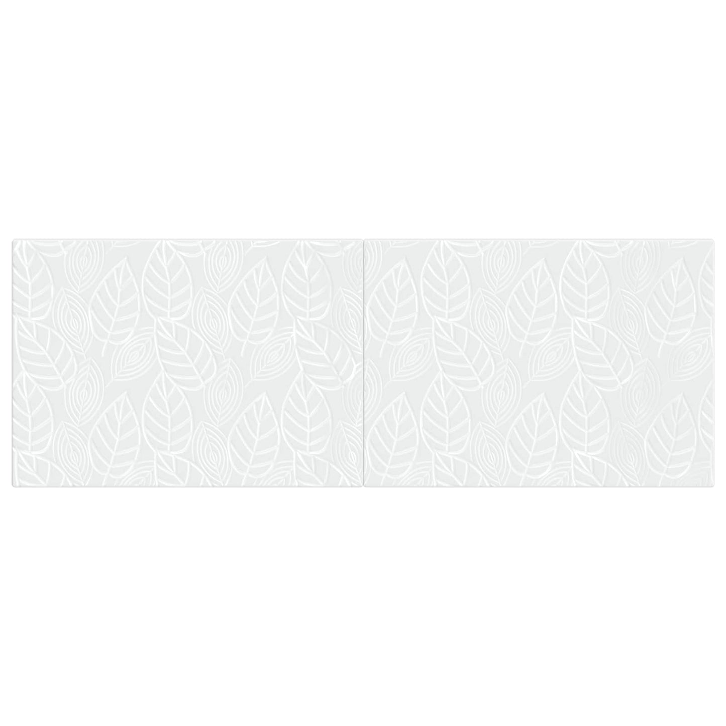 vidaXL Wall-Mounted Headboard DELFT White Engineered Wood 3
