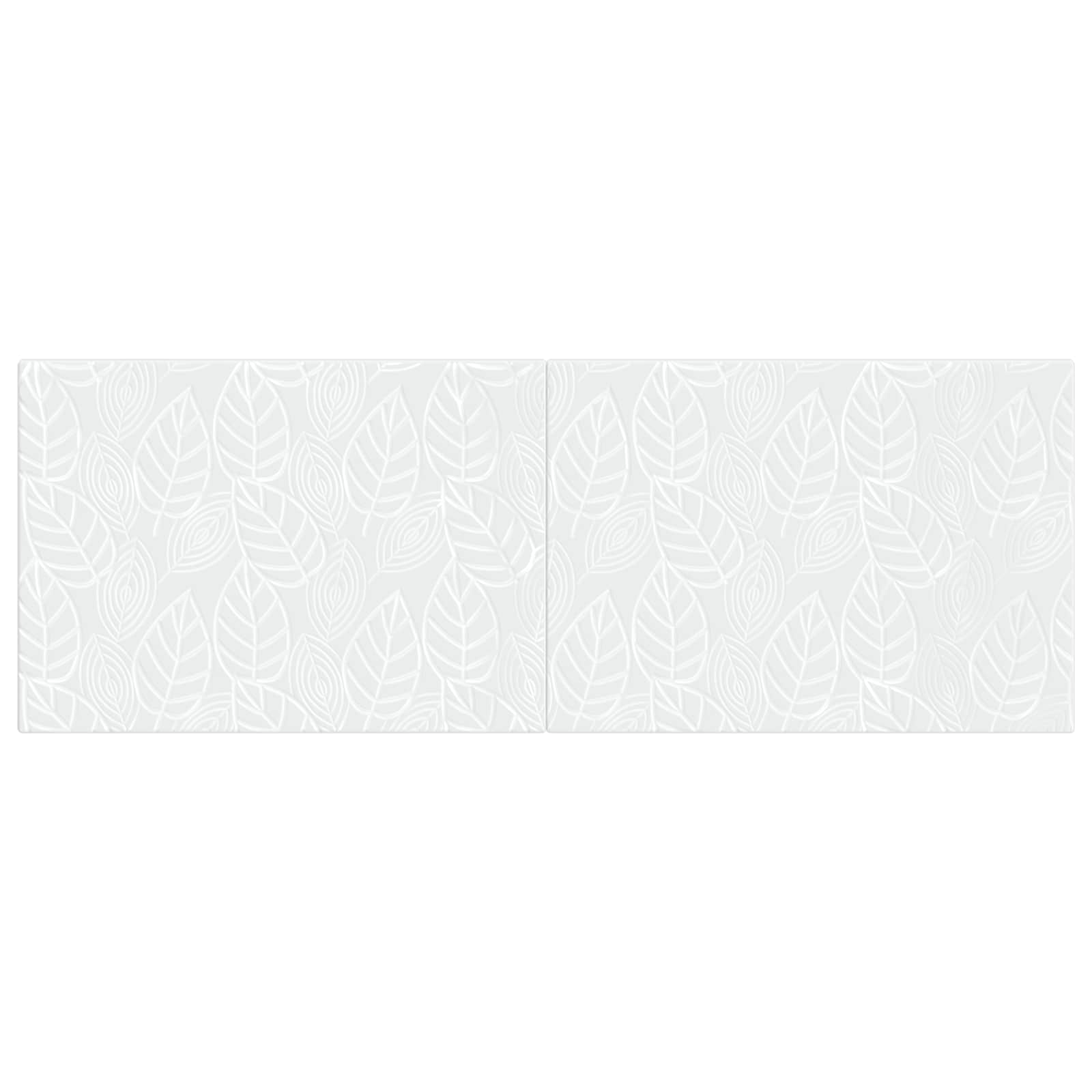vidaXL Wall-Mounted Headboard DELFT White Engineered Wood 3