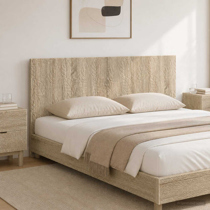 vidaXL Wall-Mounted Headboard DELFT Sonoma Oak Engineered Wood 1