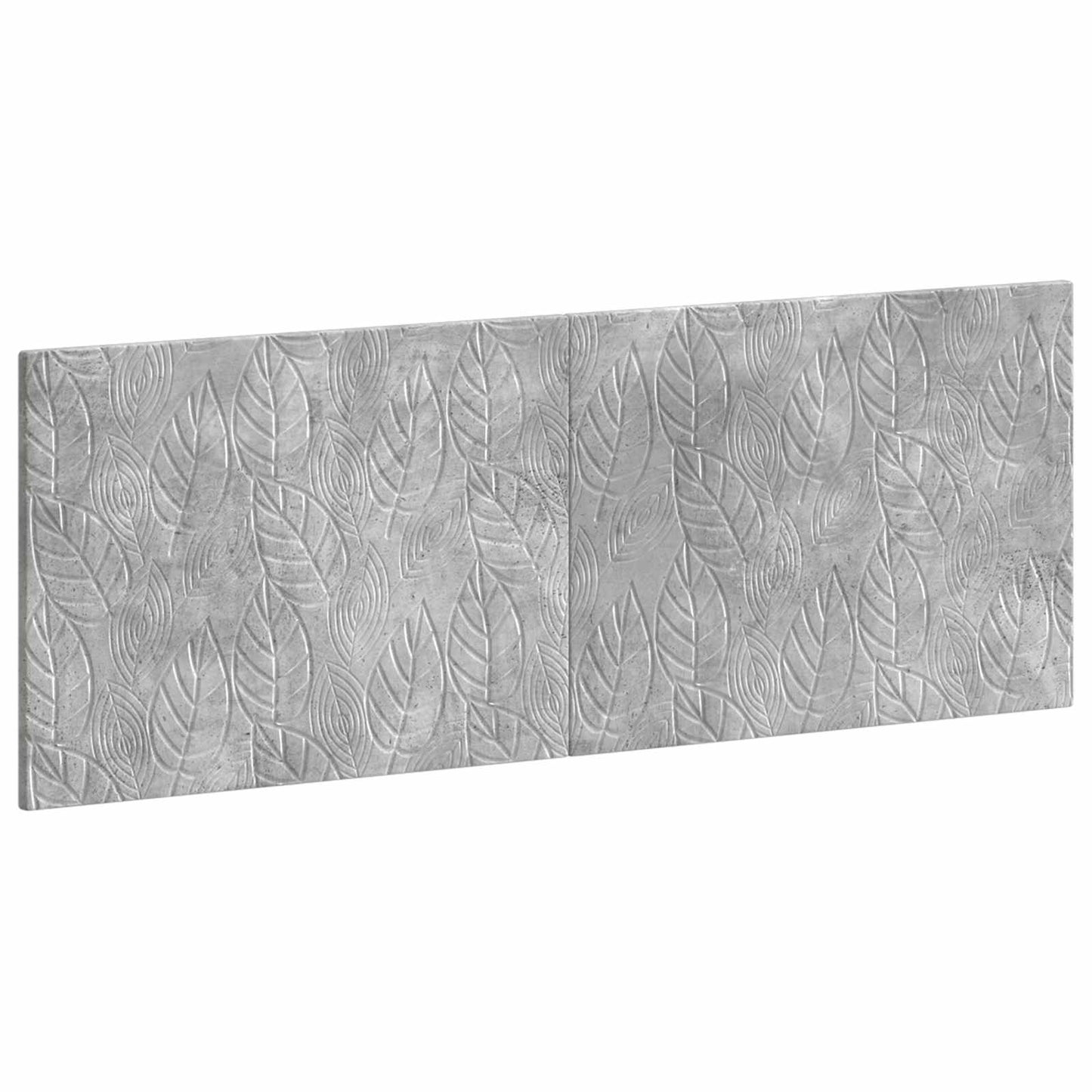 vidaXL Wall-Mounted Headboard DELFT Concrete Grey Engineered Wood 2