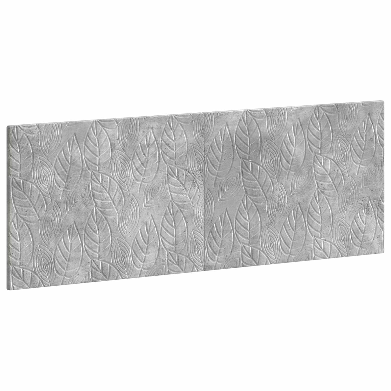 vidaXL Wall-Mounted Headboard DELFT Concrete Grey Engineered Wood 2