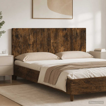 vidaXL Wall-Mounted Headboard DELFT Smoked Oak Engineered Wood 1