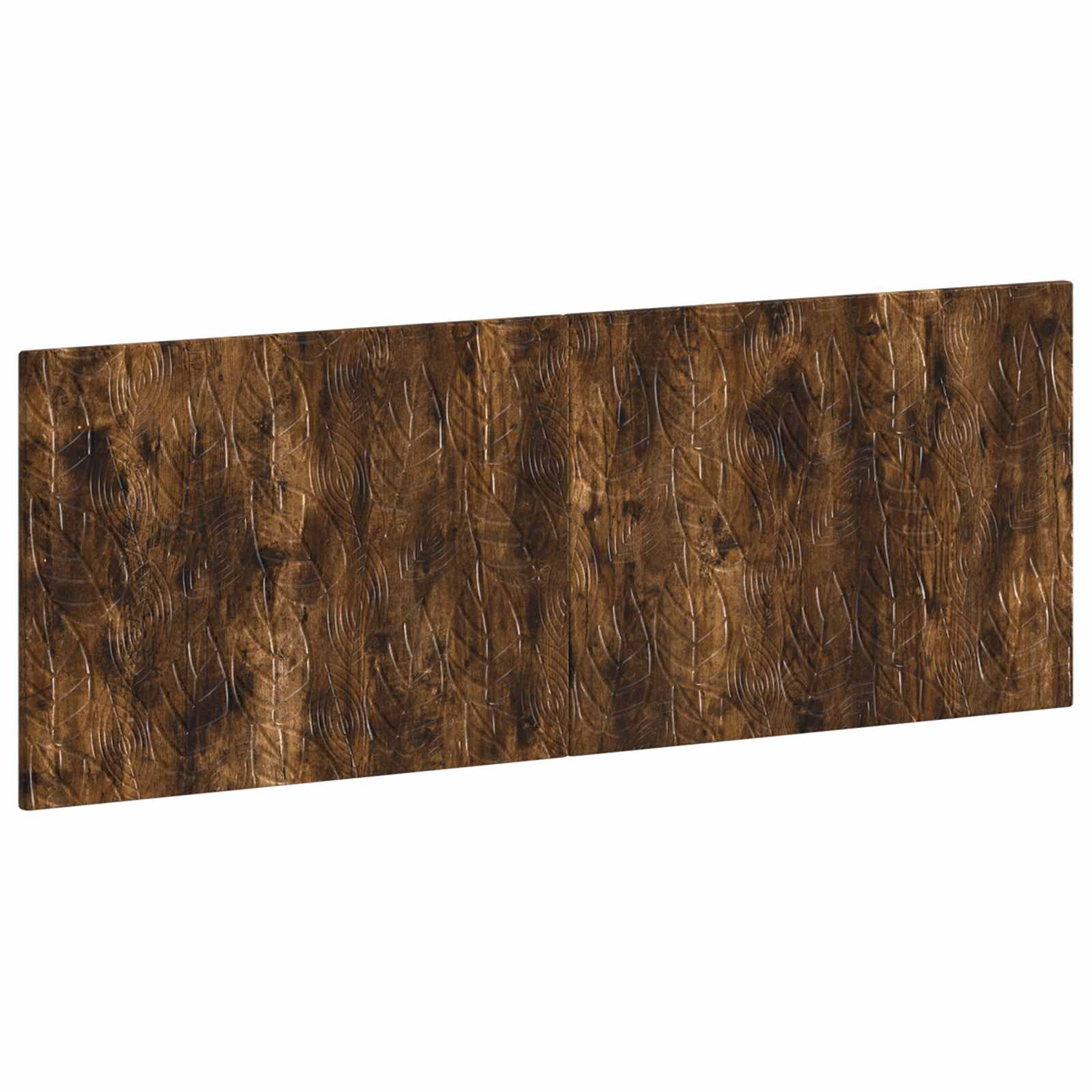 vidaXL Wall-Mounted Headboard DELFT Smoked Oak Engineered Wood 2