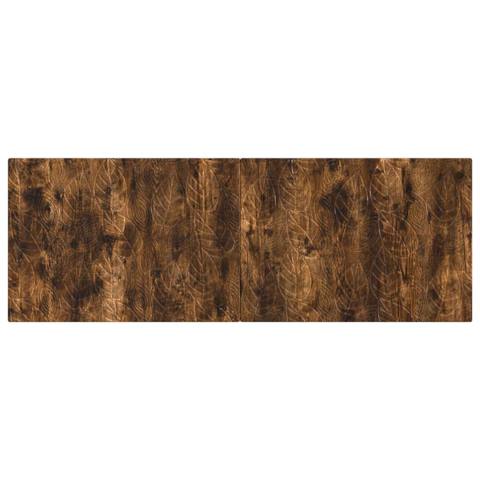 vidaXL Wall-Mounted Headboard DELFT Smoked Oak Engineered Wood 3