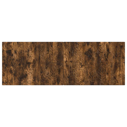 vidaXL Wall-Mounted Headboard DELFT Smoked Oak Engineered Wood 3