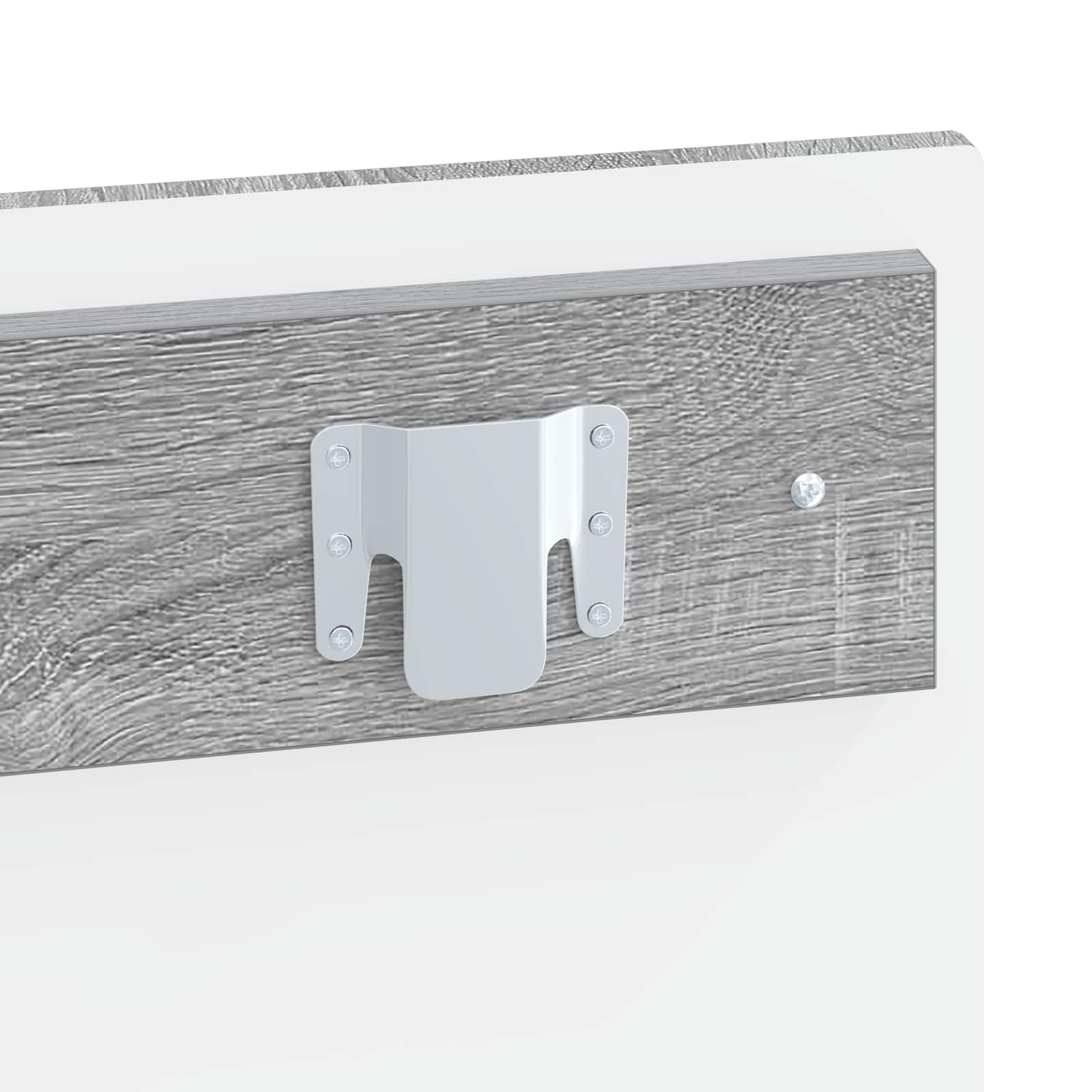 vidaXL Wall-Mounted Headboard DELFT Grey Sonoma Engineered Wood 6