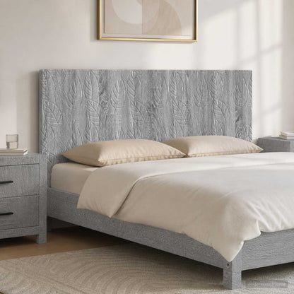 vidaXL Wall-Mounted Headboard DELFT Grey Sonoma Engineered Wood 1