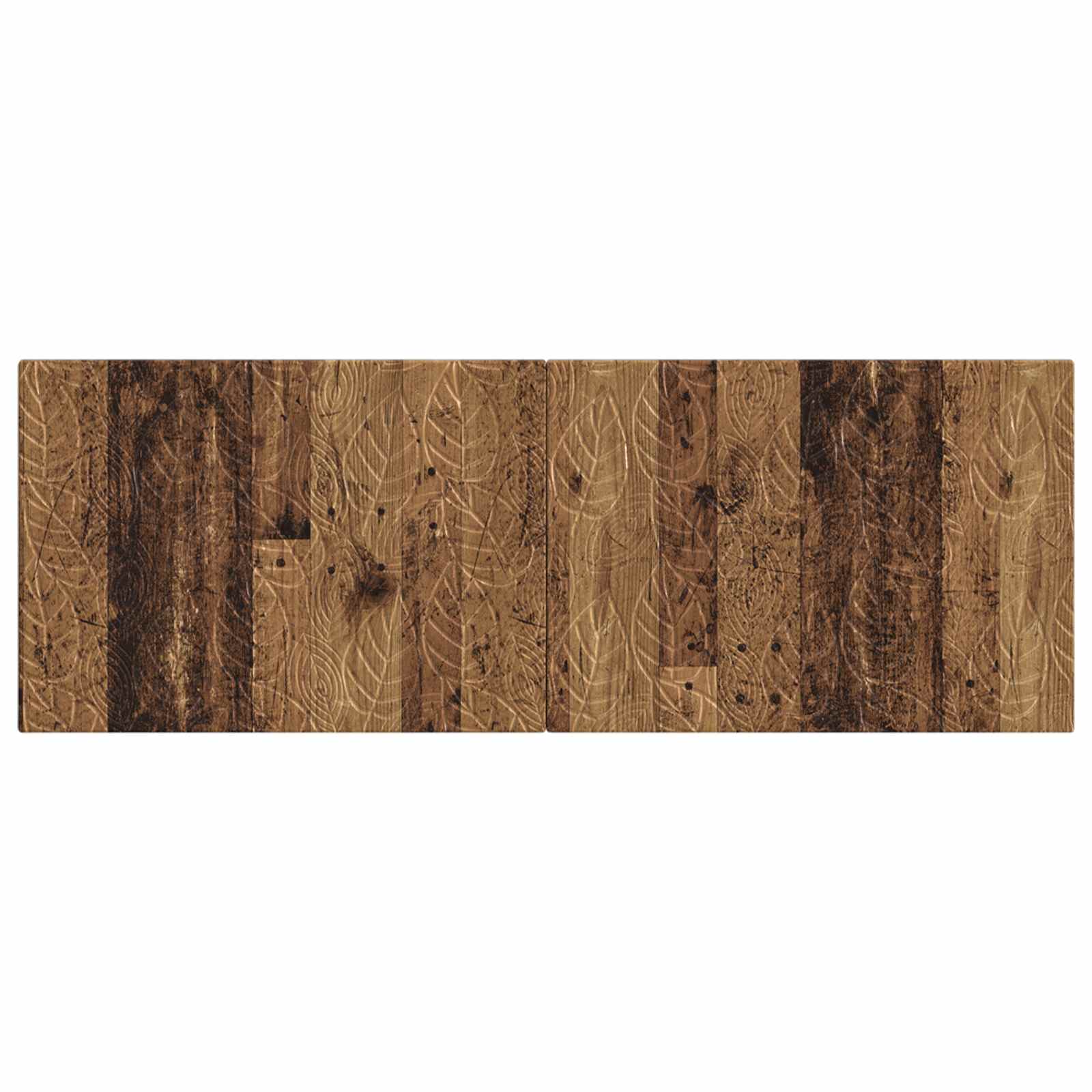 vidaXL Wall-Mounted Headboard DELFT Old Wood Engineered Wood 3