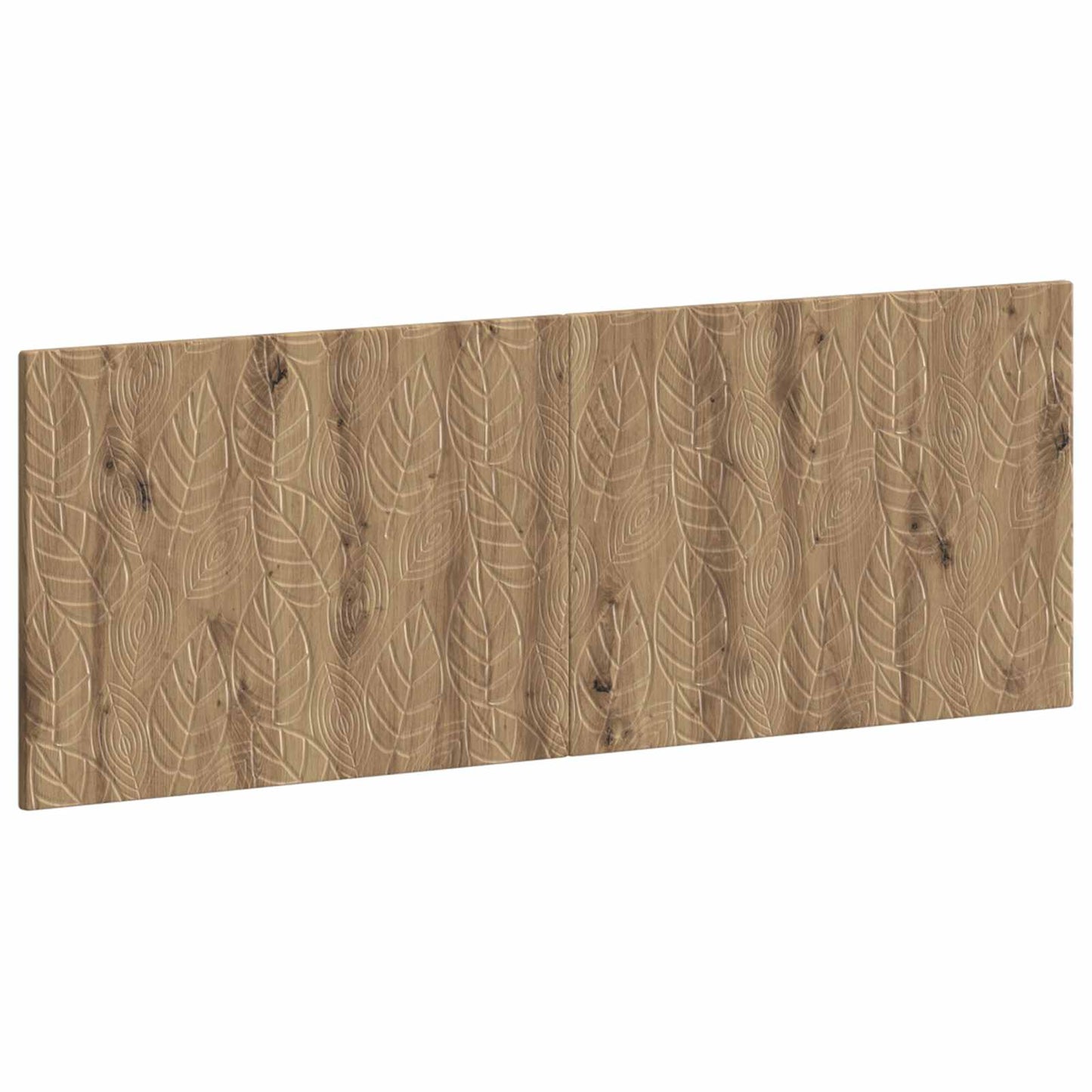 vidaXL Wall-Mounted Headboard DELFT Artisan Oak Engineered Wood 2