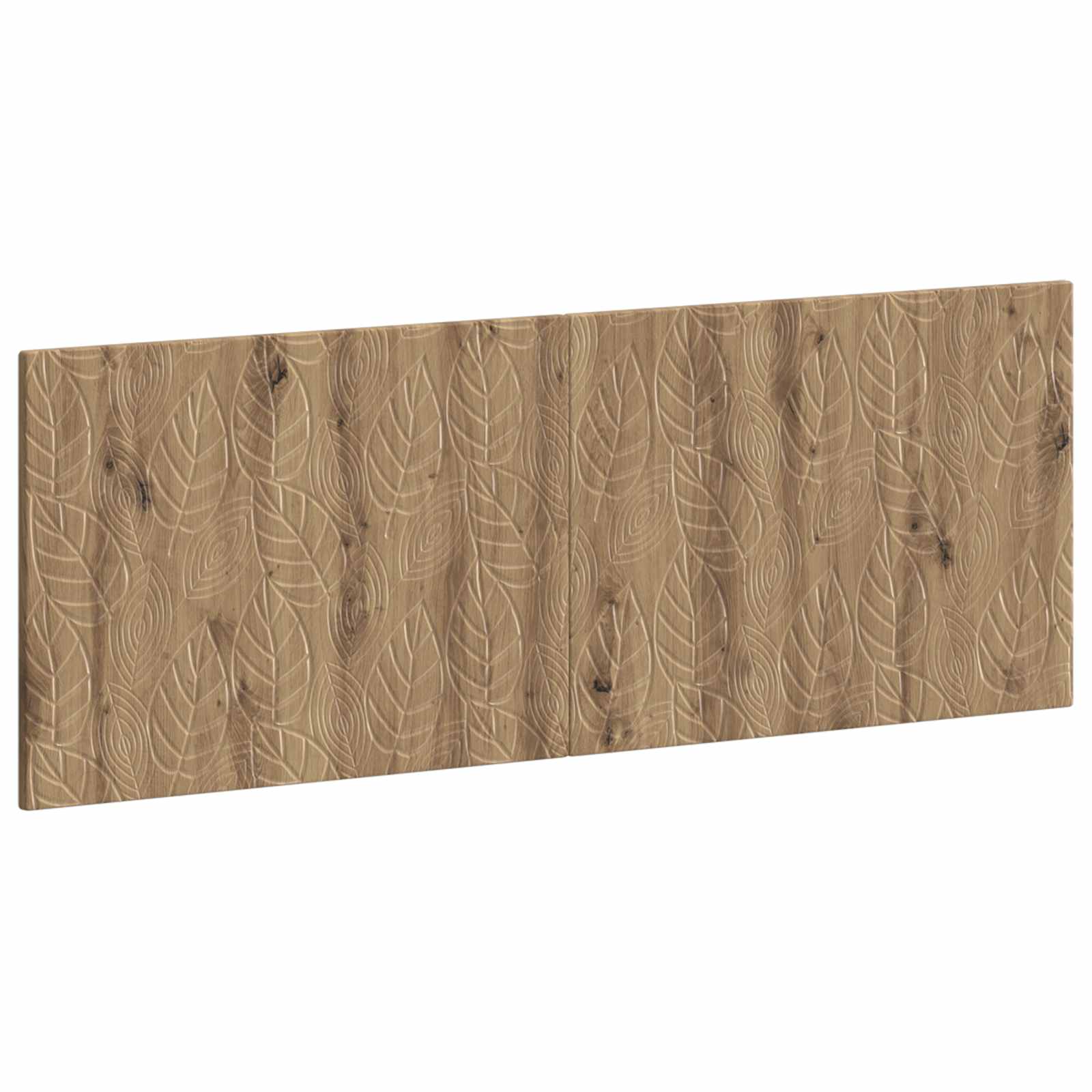 vidaXL Wall-Mounted Headboard DELFT Artisan Oak Engineered Wood 2