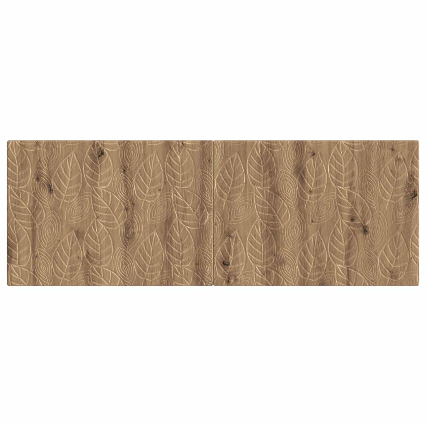 vidaXL Wall-Mounted Headboard DELFT Artisan Oak Engineered Wood 3