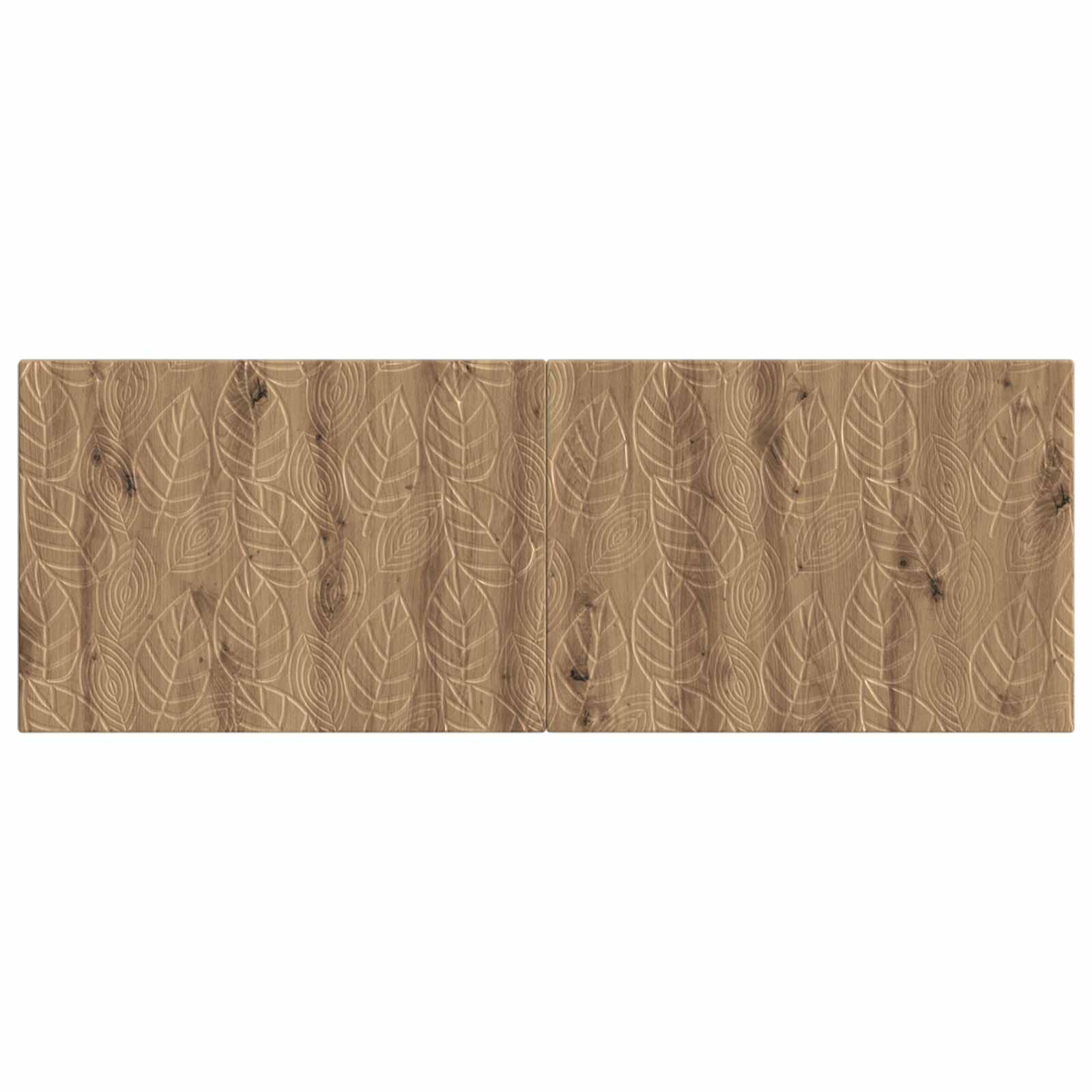 vidaXL Wall-Mounted Headboard DELFT Artisan Oak Engineered Wood 3