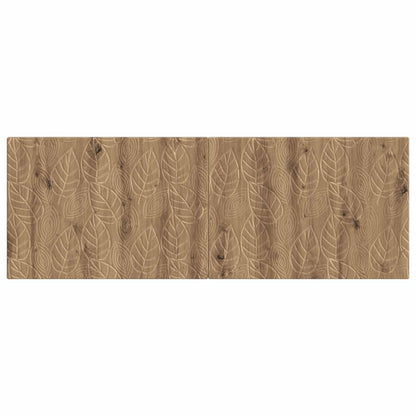 vidaXL Wall-Mounted Headboard DELFT Artisan Oak Engineered Wood 3