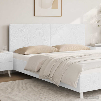 vidaXL Wall-Mounted Headboard DELFT White Engineered Wood 1