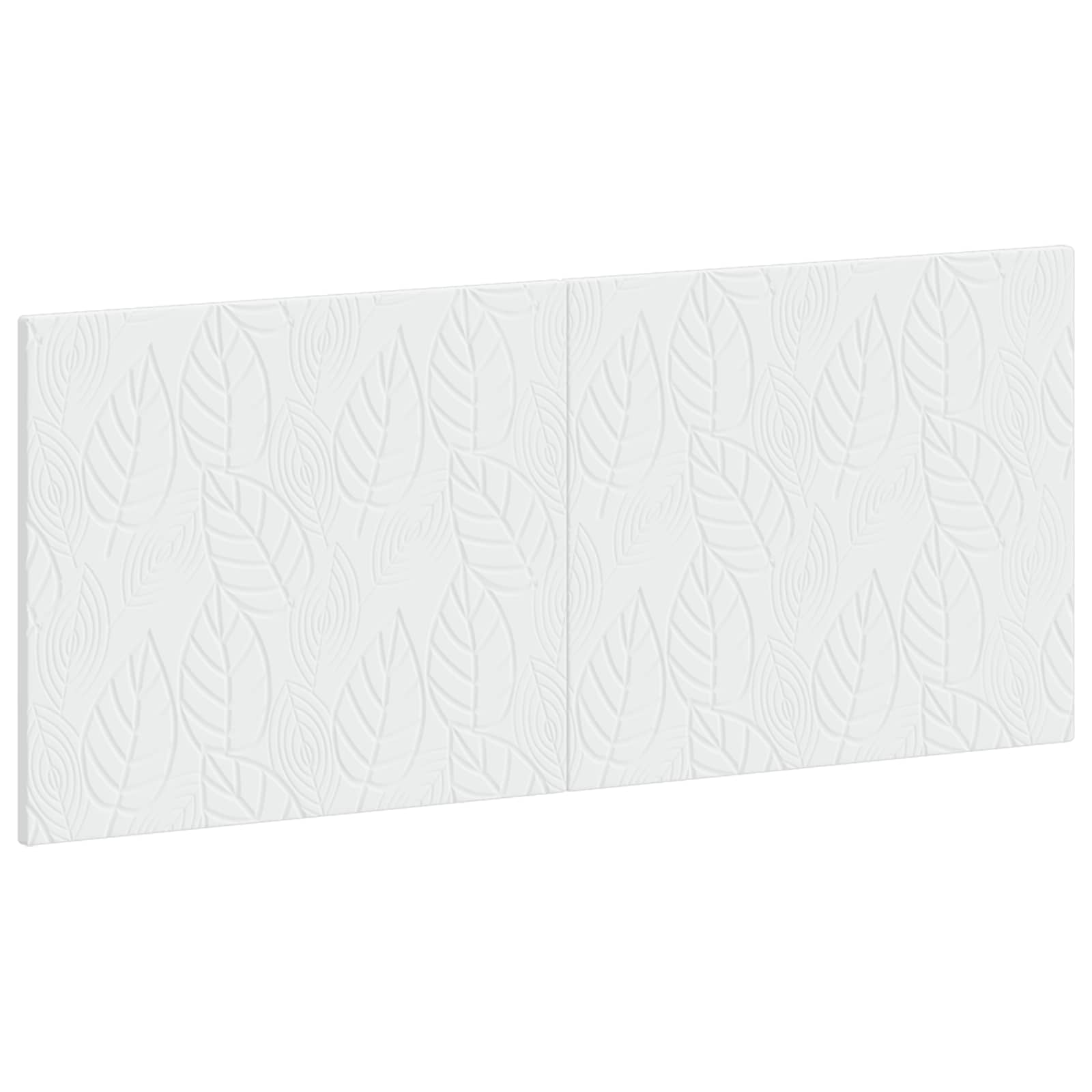 vidaXL Wall-Mounted Headboard DELFT White Engineered Wood 2
