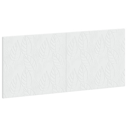 vidaXL Wall-Mounted Headboard DELFT White Engineered Wood 2
