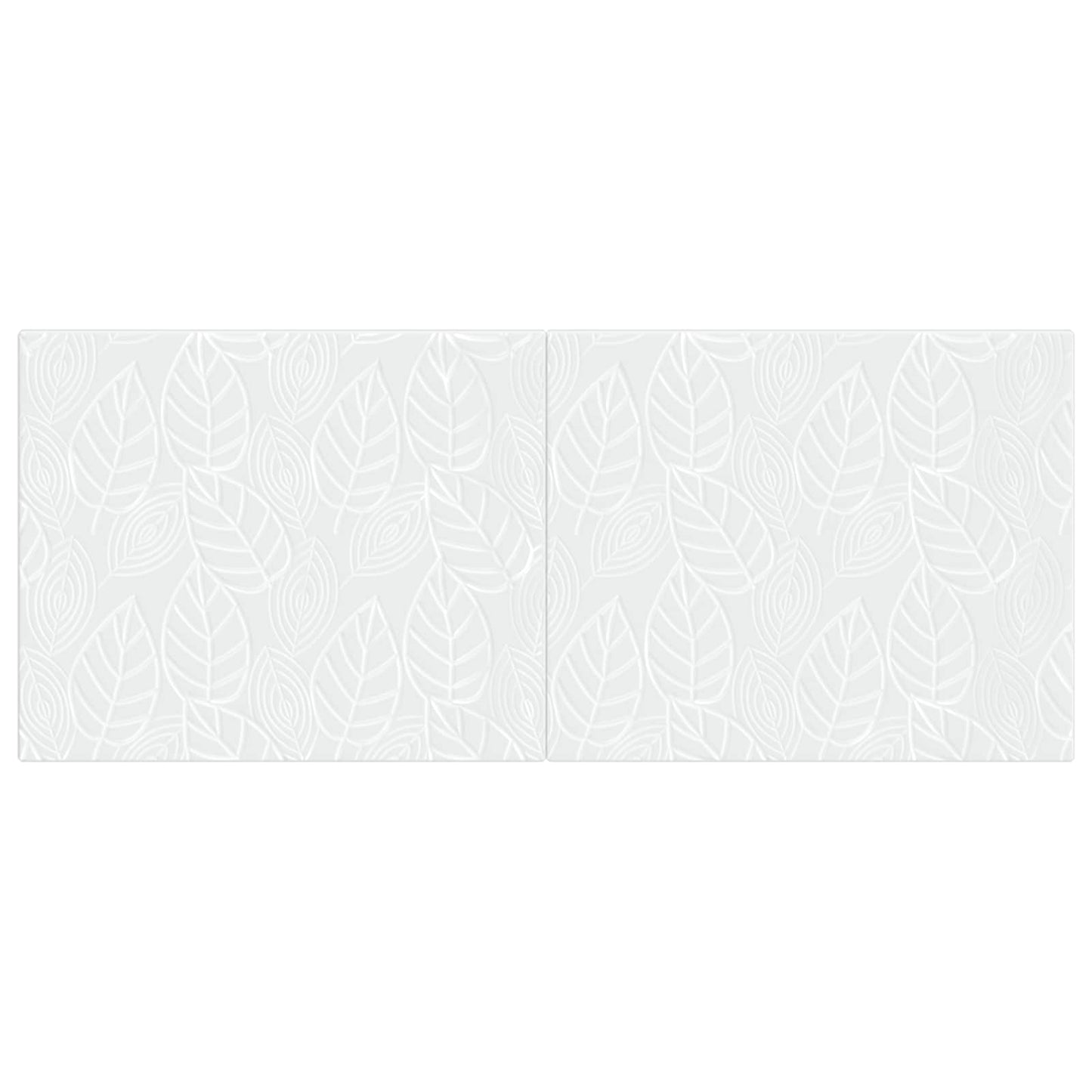 vidaXL Wall-Mounted Headboard DELFT White Engineered Wood 3
