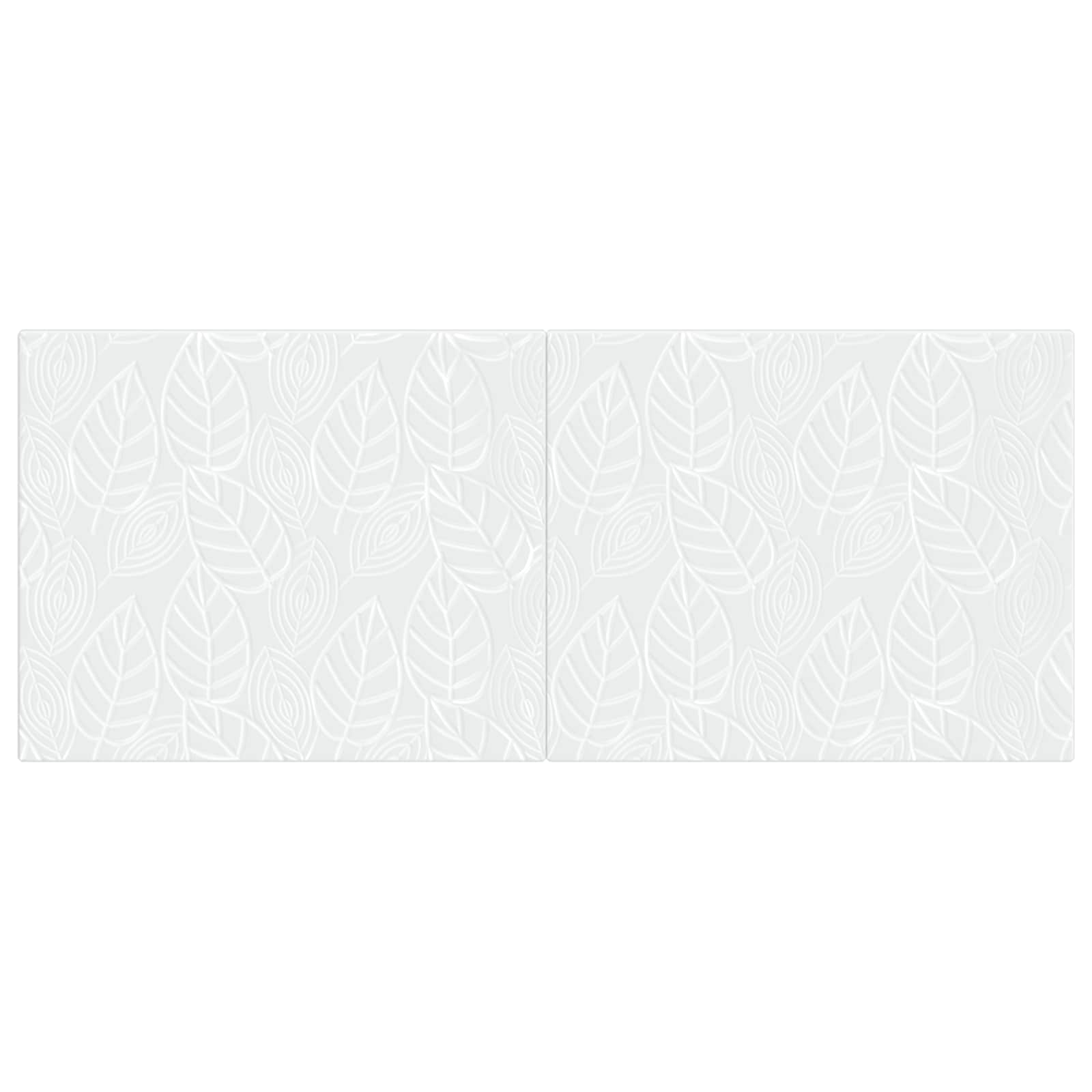 vidaXL Wall-Mounted Headboard DELFT White Engineered Wood 3