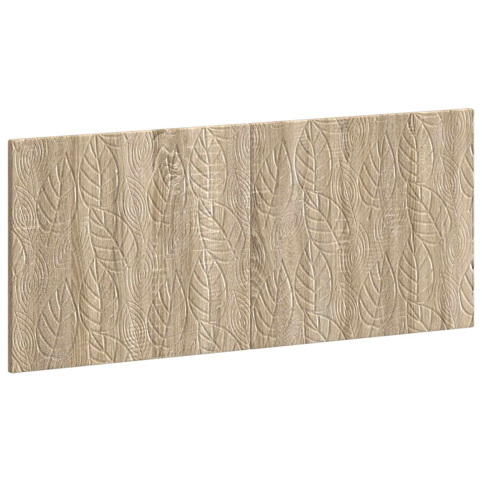 vidaXL Wall-Mounted Headboard DELFT Sonoma Oak Engineered Wood 2