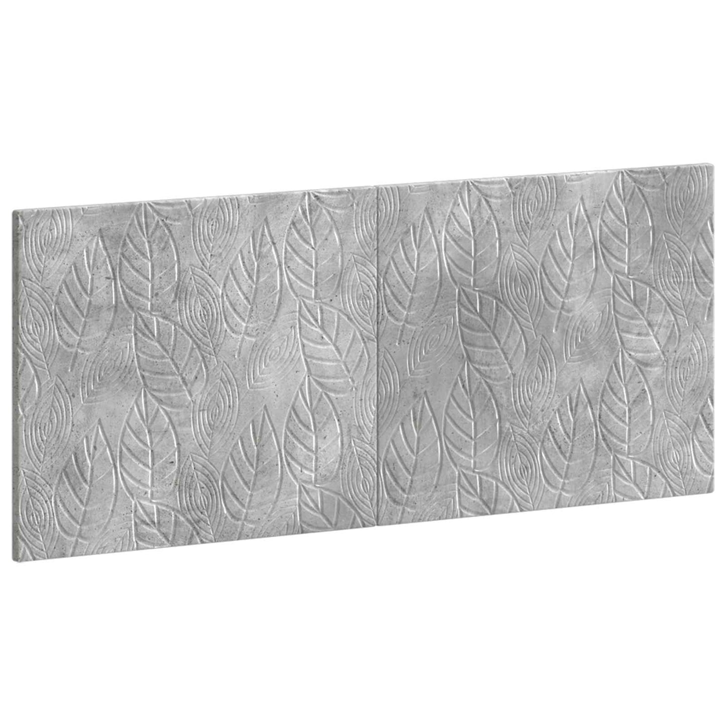 vidaXL Wall-Mounted Headboard DELFT Concrete Grey Engineered Wood 2