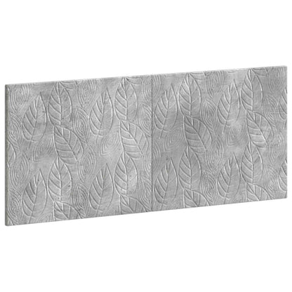 vidaXL Wall-Mounted Headboard DELFT Concrete Grey Engineered Wood 2