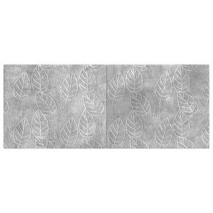 vidaXL Wall-Mounted Headboard DELFT Concrete Grey Engineered Wood 3