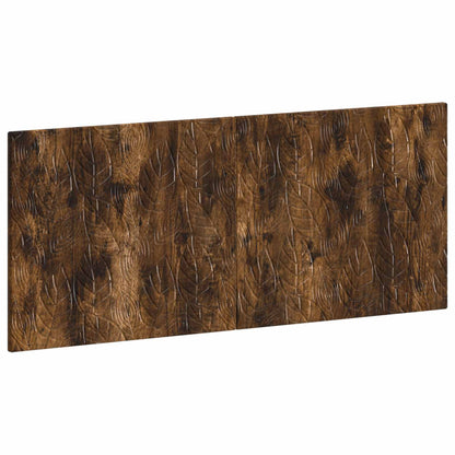 vidaXL Wall-Mounted Headboard DELFT Smoked Oak Engineered Wood 2