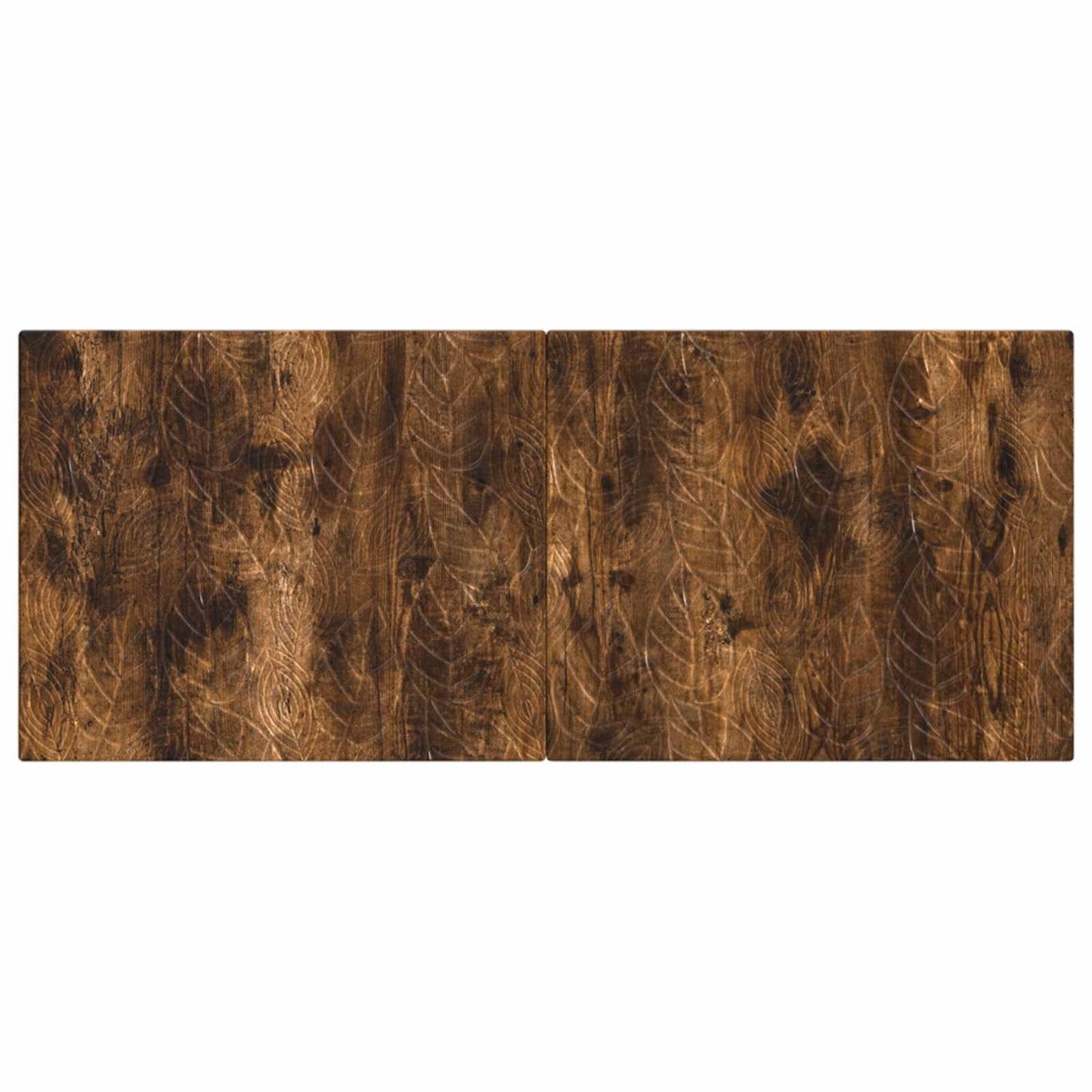 vidaXL Wall-Mounted Headboard DELFT Smoked Oak Engineered Wood 3