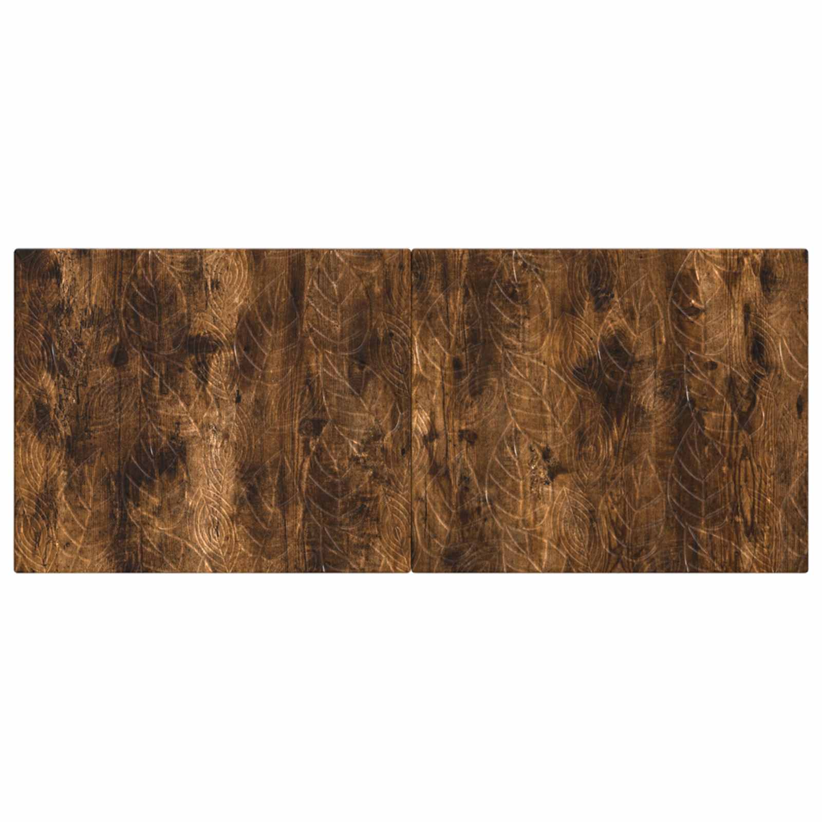 vidaXL Wall-Mounted Headboard DELFT Smoked Oak Engineered Wood 3